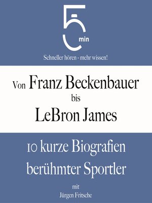 cover image of Von Franz Beckenbauer bis LeBron James